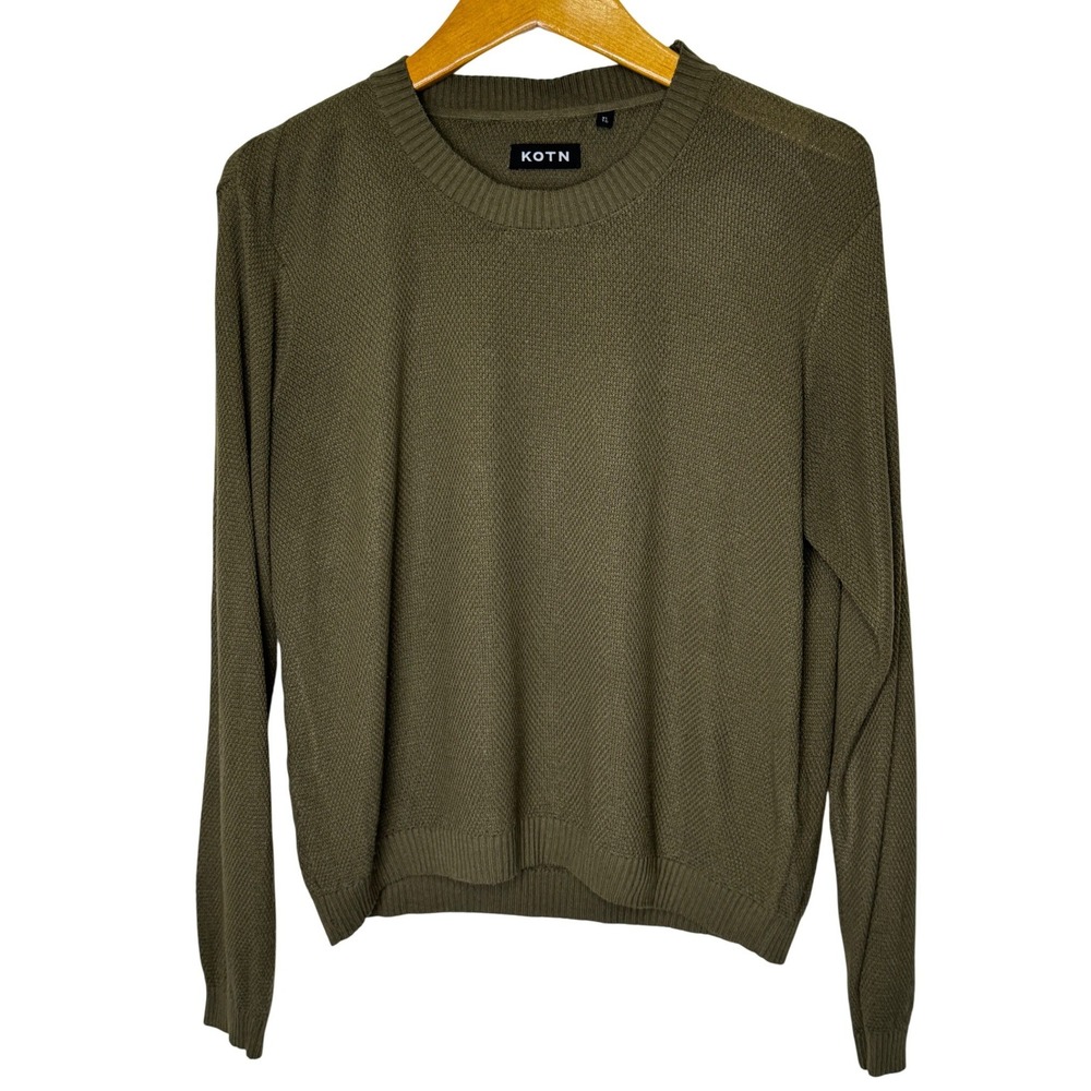 Kotn Crewneck Sweater Womens XL Green